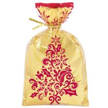 Picture of WILTON FOIL TREAT BAGS CHRISTMAS